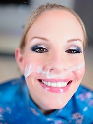 breasty blond beauty Aimee sucks..